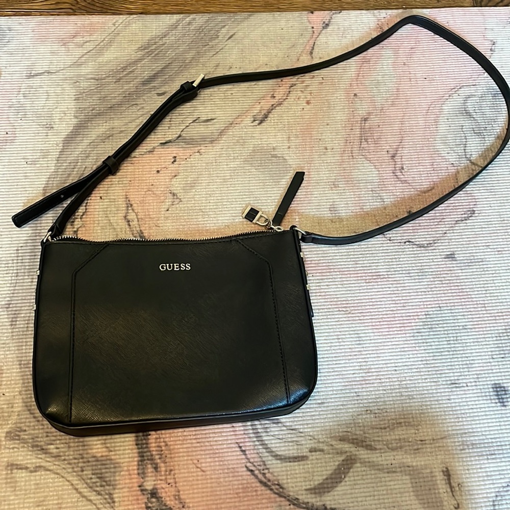 Guess Black Over the Shoulder Bag